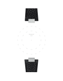 Tissot Official Black PRX 35mm Leather Strap