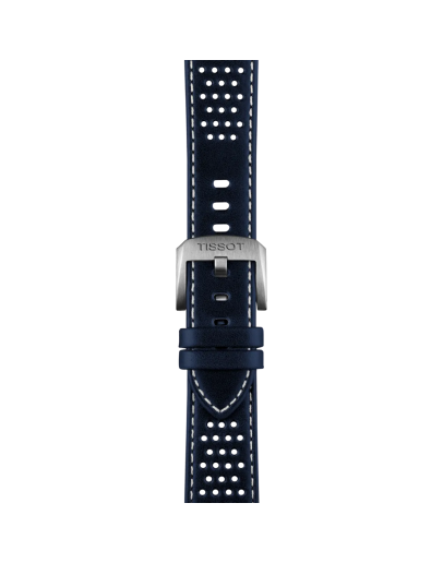 Tissot Official Blue Leather Strap Lugs 20 mm