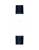 Tissot Mavi Sentetik Vegan Kayış Boynuz Aralığı 22 mm