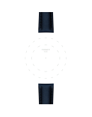 Tissot Mavi Sentetik Vegan Kayış Boynuz Aralığı 18 mm