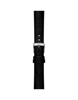 Tissot Siyah Sentetik Vegan Kayış Boynuz Aralığı 16 mm