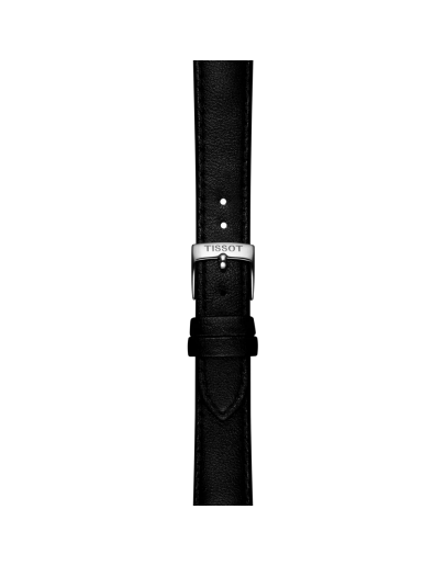 Tissot Siyah Sentetik Vegan Kayış Boynuz Aralığı 16 mm