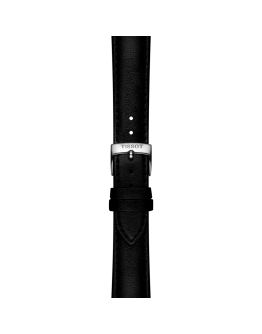 Tissot Siyah Sentetik Vegan Kayış Boynuz Aralığı 18 mm