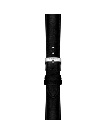 Tissot Siyah Sentetik Vegan Kayış Boynuz Aralığı 18 mm