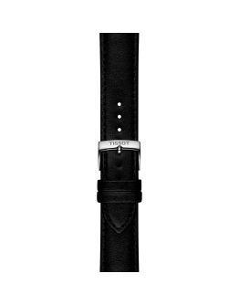 Tissot Siyah Sentetik Vegan Kayış Boynuz Aralığı 20 mm