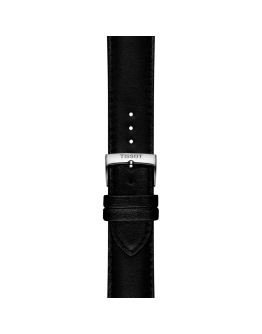 Tissot Siyah Sentetik Vegan Kayış Boynuz Aralığı 22 mm