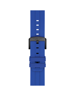 Tissot Official Blue Silicone Strap Lugs 22mm