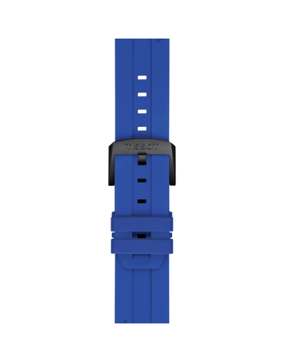 Tissot Official Blue Silicone Strap Lugs 22mm