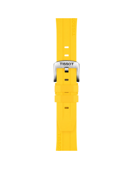 Tissot Official Yellow Silicone Strap Lugs 20 mm