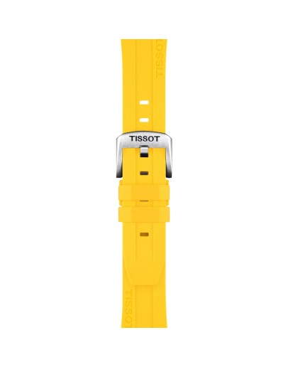 Tissot Official Yellow Silicone Strap Lugs 20 mm