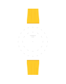 Tissot Sarı Silikon Kayış Boynuz Aralığı 20 mm