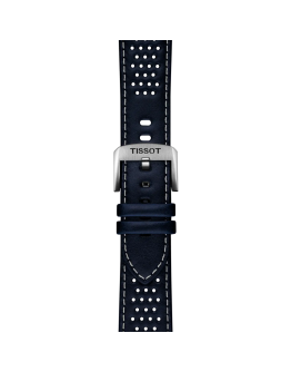 Tissot Official Blue Leather Strap Lugs 22mm