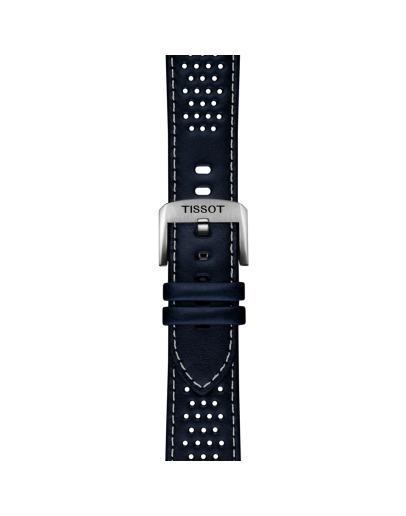 Tissot Official Blue Leather Strap Lugs 22mm