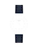Tissot Mavi Deri Kayış Boynuz Aralığı 22 mm