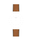 Tissot Açık Kahverengi Deri Kayış Boynuz Aralığı 21 mm