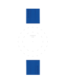 Tissot Mavi Silikon Kayış Boynuz Aralığı 22 mm
