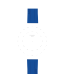 Tissot Mavi Silikon Kayış Boynuz Aralığı 22 mm