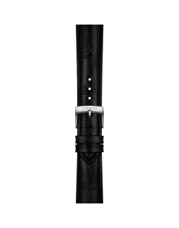 Tissot Siyah Deri Kayış Boynuz Aralığı 18 mm
