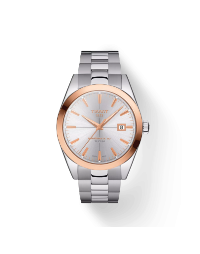 Tissot Gentleman Powermatic 80 Silicium Solid 18K Gold bezel