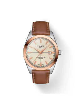 Tissot Gentleman Powermatic 80 Silicium Solid 18K Gold bezel