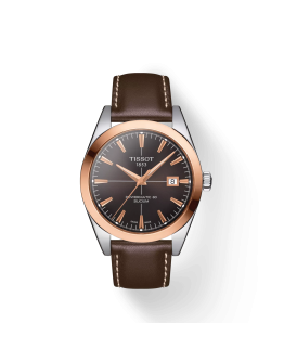 Tissot Gentleman Powermatic 80 Silicium Solid 18K Gold bezel