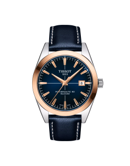 Tissot Gentleman Powermatic 80 Silicium Solid 18K Gold bezel
