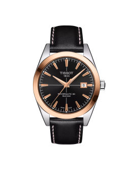 Tissot Gentleman Powermatic 80 Silicium Solid 18K Gold bezel