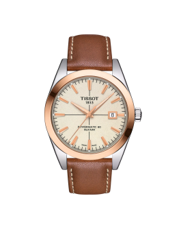 Tissot Gentleman Powermatic 80 Silicium Solid 18K Gold bezel