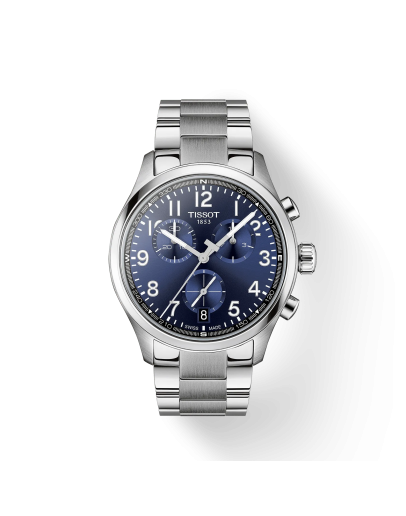 Tissot Chrono L 42mm Mavi Kadran Çelik Bileklik Erkek Kol Saati