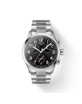 Tissot Chrono L 42mm Siyah Kadran Çelik Bileklik