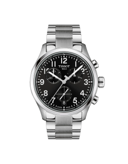 Tissot Chrono L 42mm Siyah Kadran Çelik Bileklik - Detay