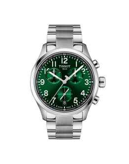 Tissot Chrono L 42mm Yeşil Kadran Çelik Bileklik - Detay