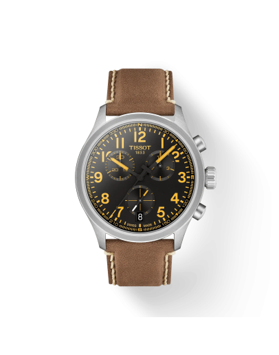 Tissot Chrono L 42mm Siyah Kadran Deri Kordon II