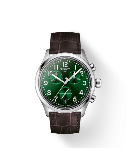 Tissot Chrono L 42mm Yeşil Kadran Deri Kordon