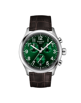 Tissot Chrono L 42mm Yeşil Kadran Deri Kordon - Detay