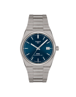 Tissot PRX Titanium 38mm Mavi Kadran Unisex Saat - Detay